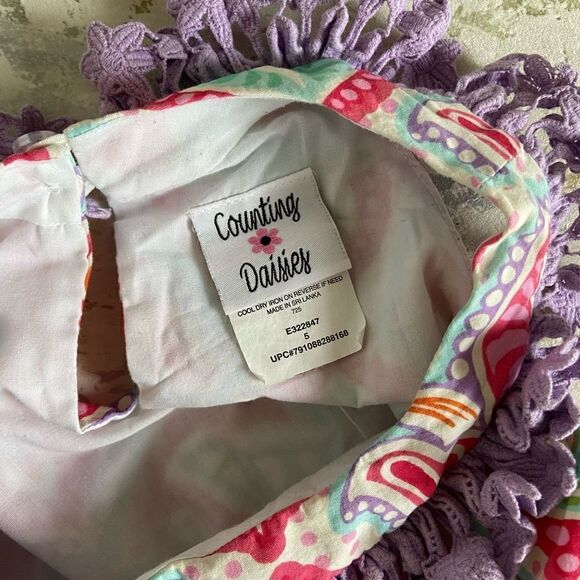 Counting Daises  Groovy 60s retro print dress - Picture 8 of 9